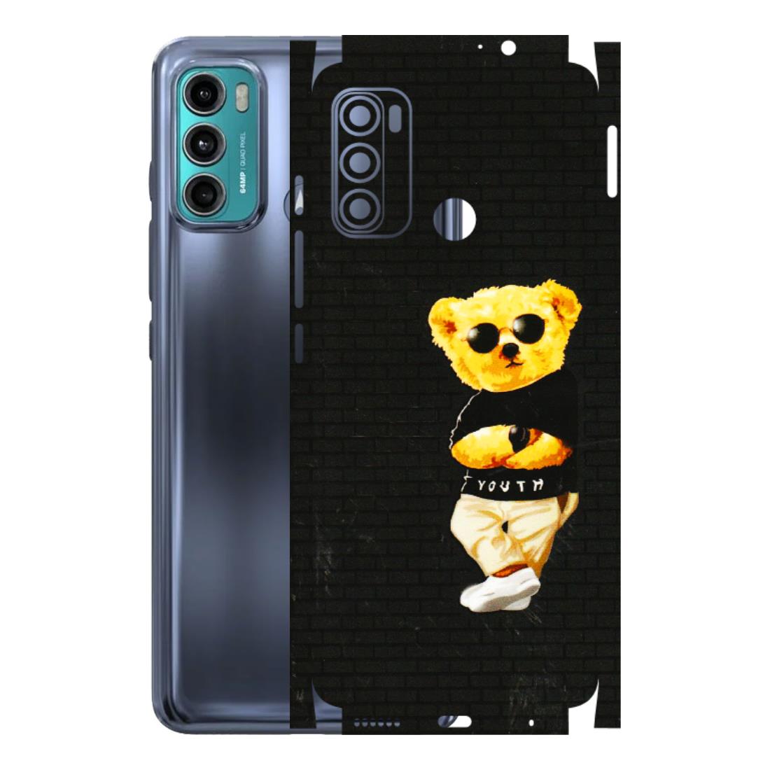 Motorola Phone Skins (All Models) - Classy Teddy Bear - 3D Embossed Finish (L-116) Motorola Moto G40 Fusion (5G)