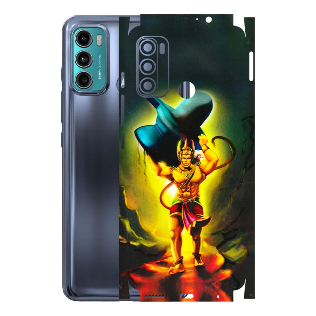 Motorola Phone Skins (All Models) - Hanuman Ji - 3D Embossed Finish (L-128) Motorola Moto G40 Fusion (5G)