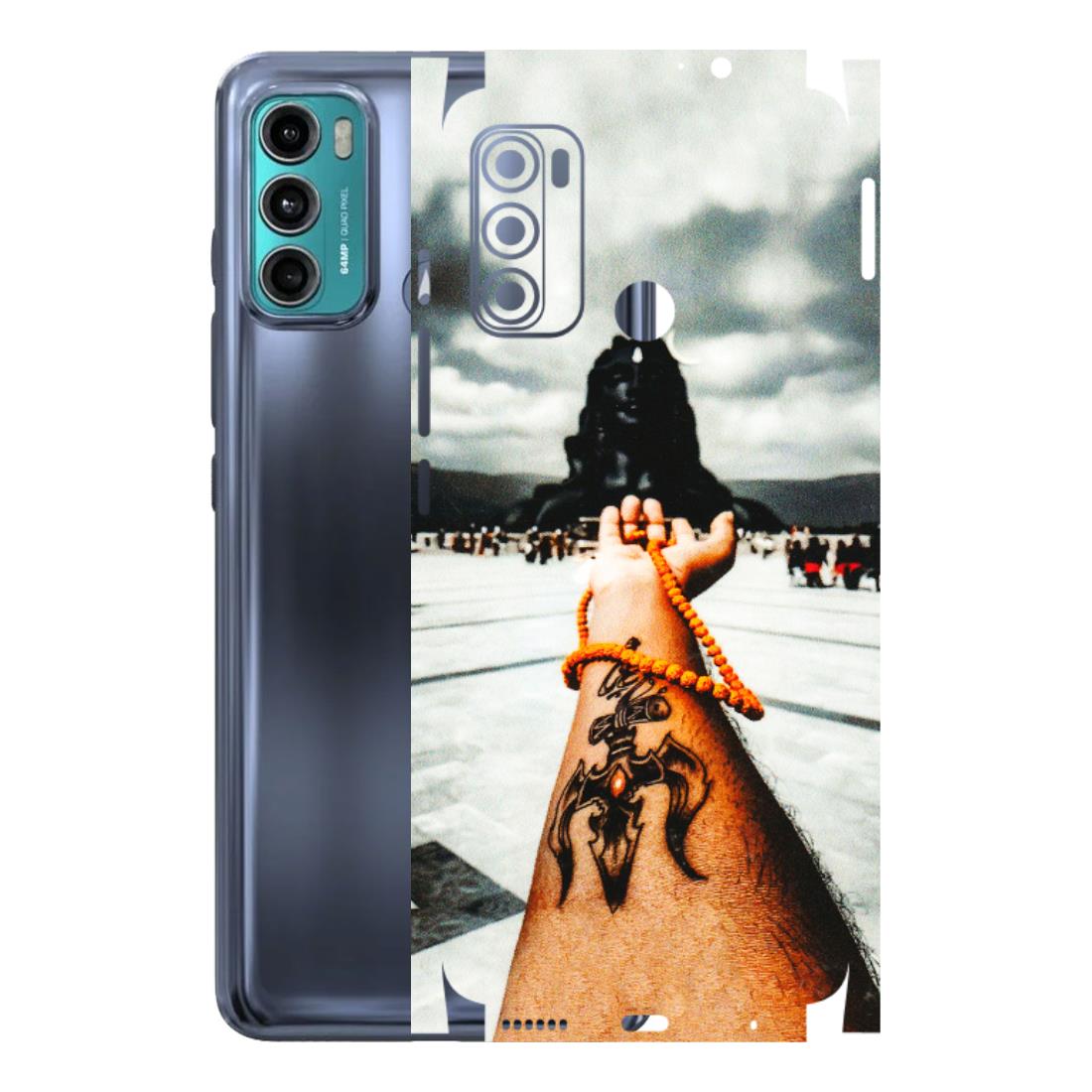 Motorola Phone Skins (All Models) - Jai Adiyogi Mahakaal - 3D Embossed Finish (L-164) Motorola Moto G40 Fusion (5G)