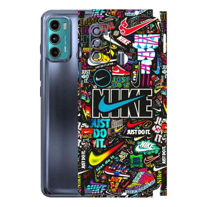 Motorola Phone Skins (All Models) - Just Do It Doodles - 3D Embossed Finish (L-166) Motorola Moto G40 Fusion (5G)