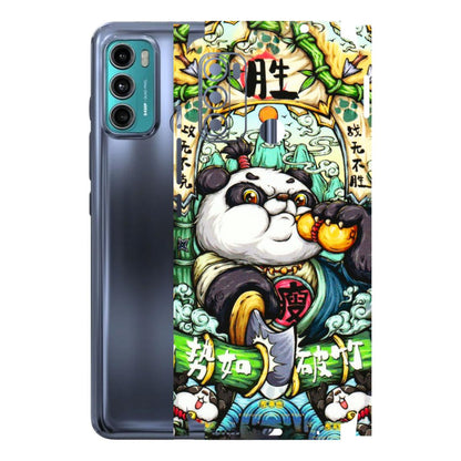 Motorola Phone Skins (All Models) - Royal Rich Panda - 3D Embossed Finish (L-170) Motorola Moto G40 Fusion (5G)