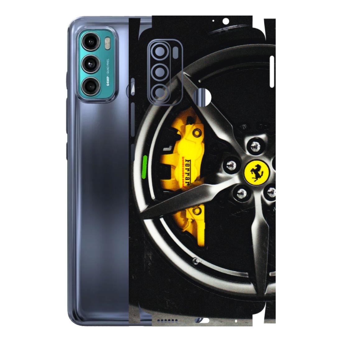 Motorola Phone Skins (All Models) - Ferrari Wheel Alloy - 3D Embossed Finish (L-173) Motorola Moto G40 Fusion (5G)