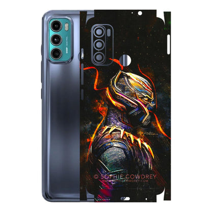 Motorola Phone Skins (All Models) - Black Panther - 3D Embossed Finish (L-190) Motorola Moto G40 Fusion (5G)