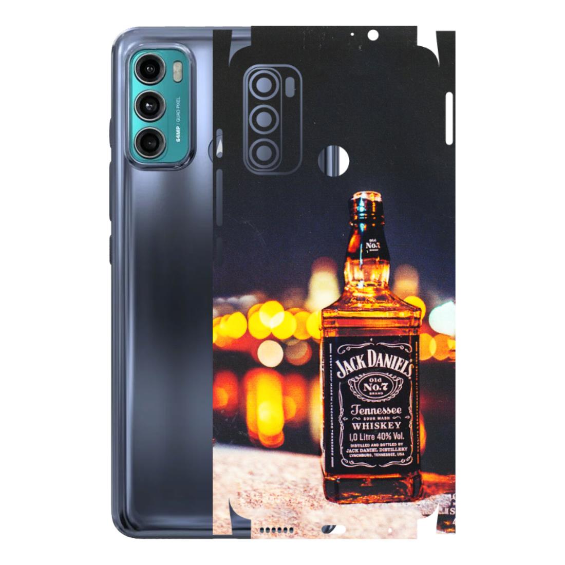 Motorola Phone Skins (All Models) - JD Whiskey Bottle - 3D Embossed Finish (L-20) Motorola Moto G40 Fusion (5G)