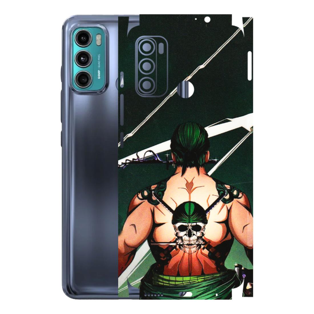Motorola Phone Skins (All Models) - Zoro Anime - 3D Embossed Finish (L-23) Motorola Moto G40 Fusion (5G)