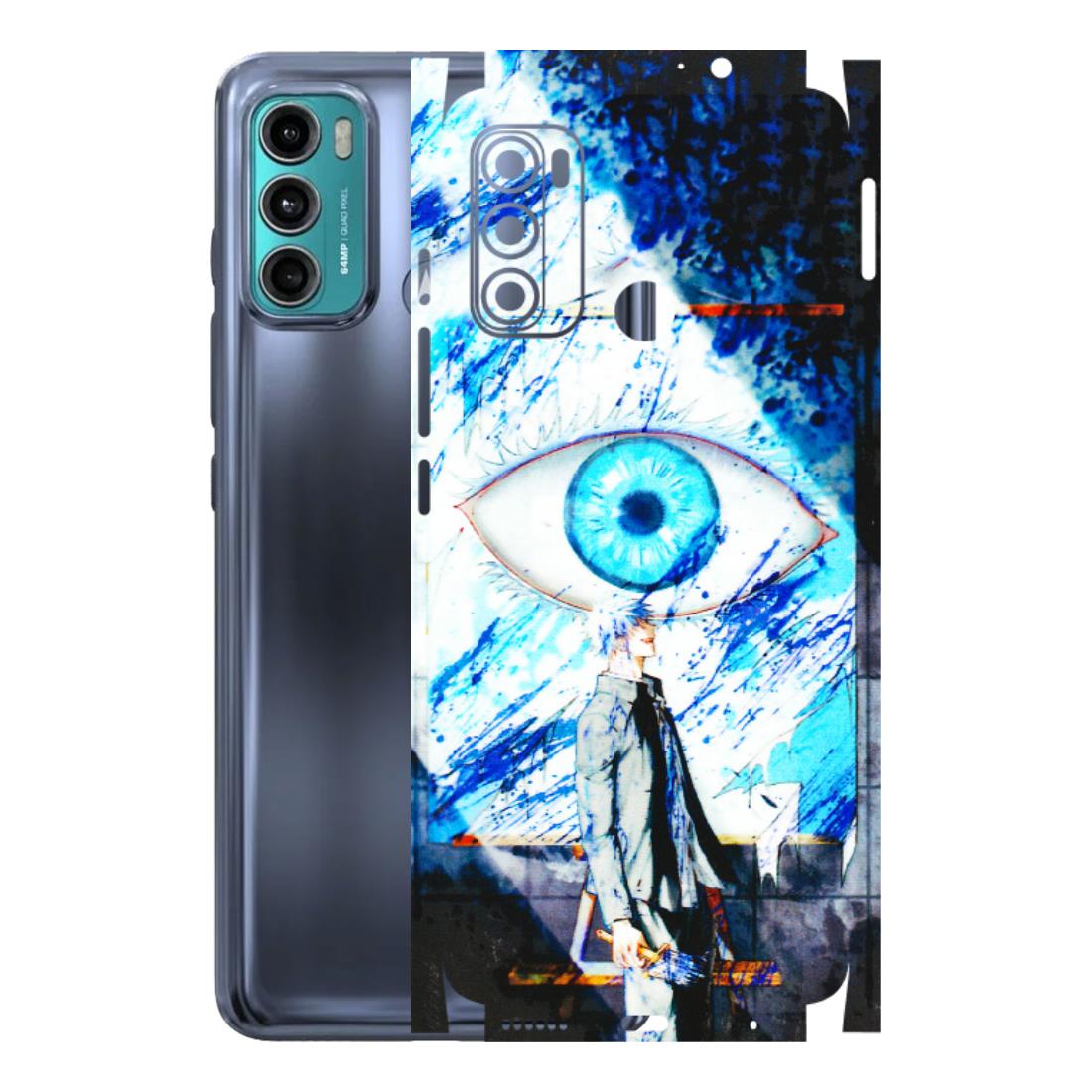 Motorola Phone Skins (All Models) - Gojo Satoru evil eye - 3D Embossed Finish (L-239) Motorola Moto G40 Fusion (5G)