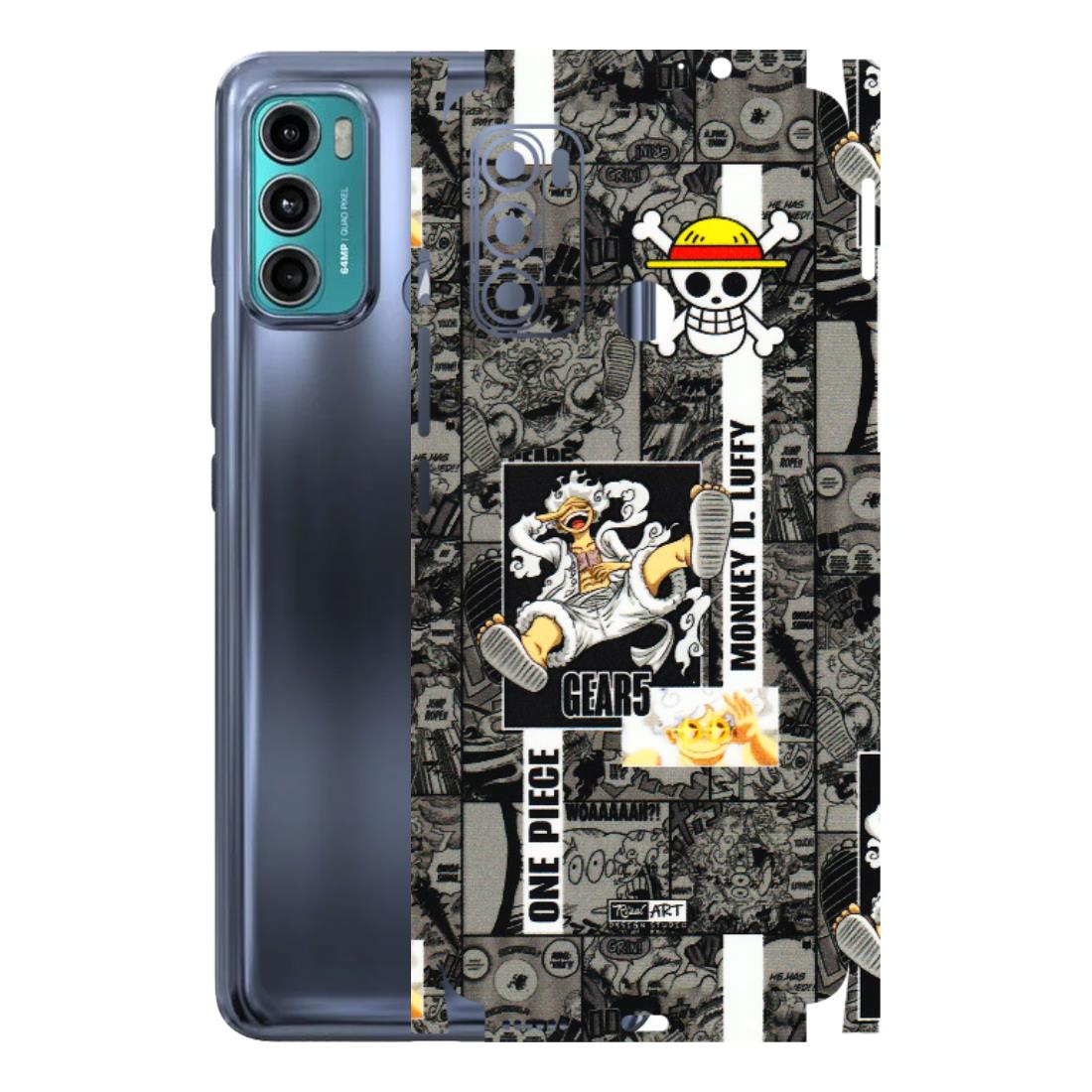 Motorola Phone Skins (All Models) - Cuffy Anime MonkeyCamic - 3D Embossed Finish (L-242) Motorola Moto G40 Fusion (5G)