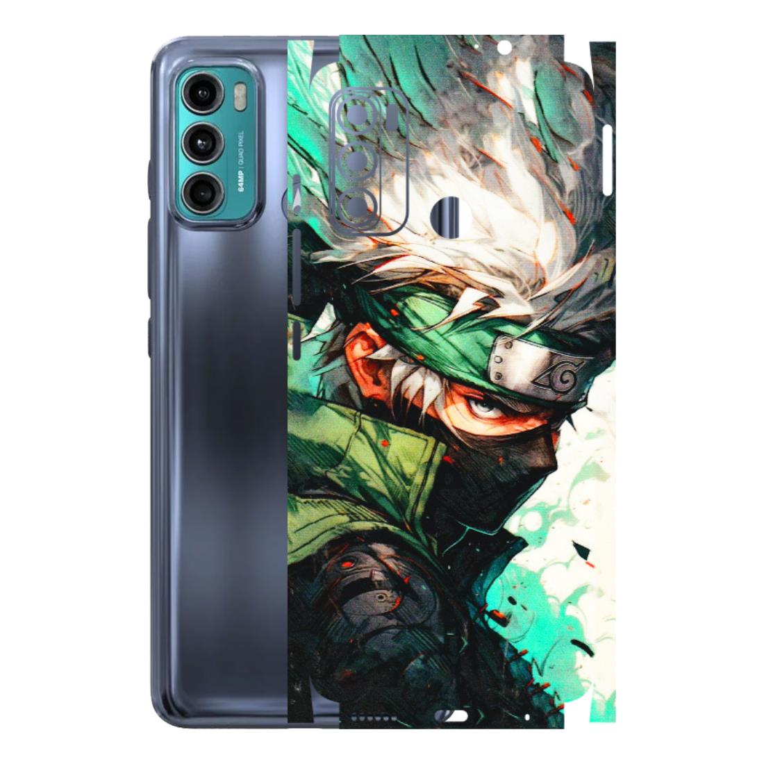 Motorola Phone Skins (All Models) - Kakashi Side Profile - 3D Embossed Finish (L-249) Motorola Moto G40 Fusion (5G)