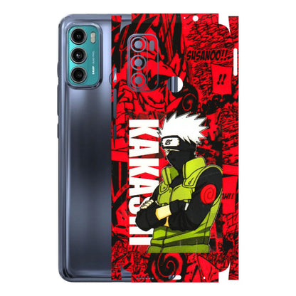 Motorola Phone Skins (All Models) - Kakashi Red Anime - 3D Embossed Finish (L-251) Motorola Moto G40 Fusion (5G)