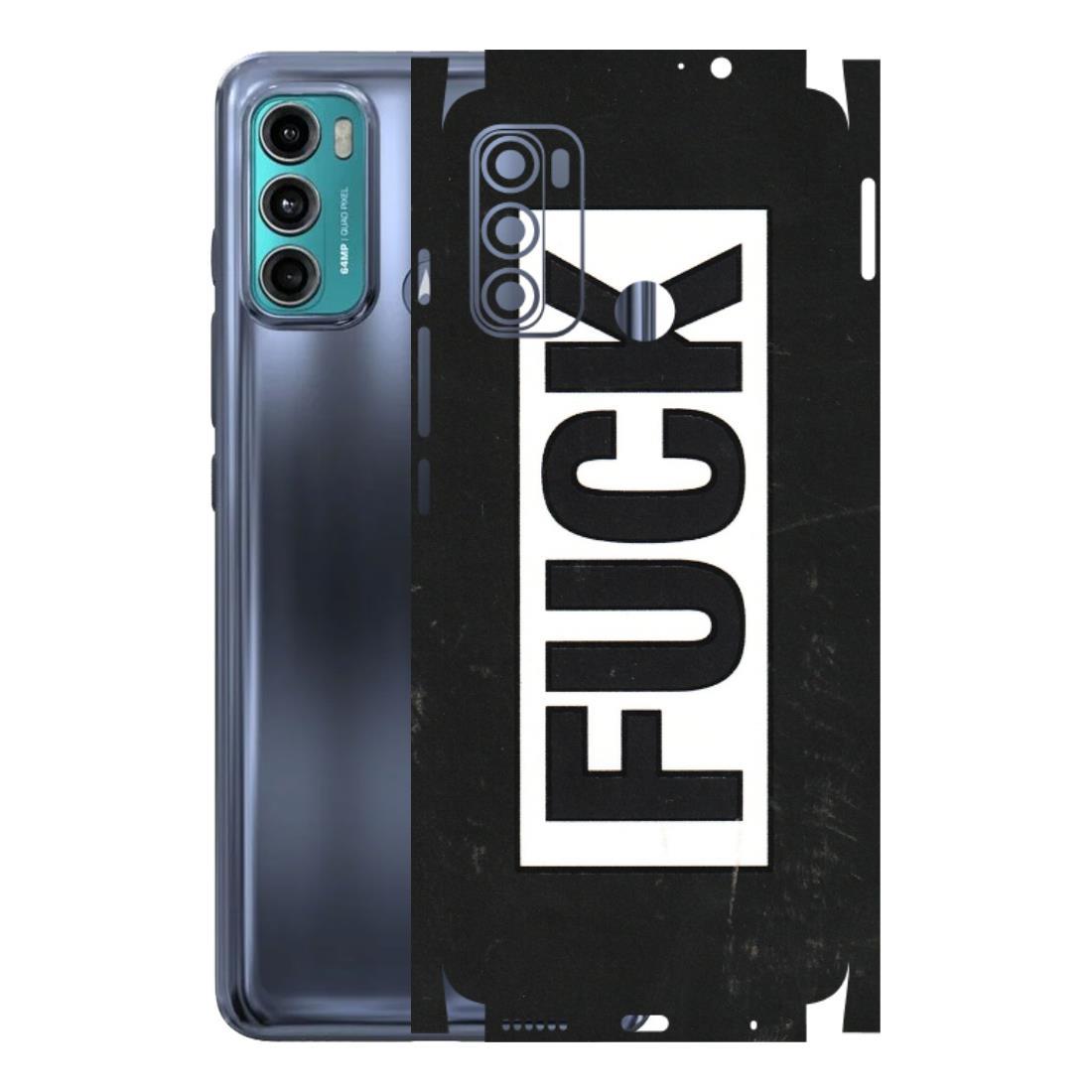 Motorola Phone Skins (All Models) - The F Word - 3D Embossed Finish (L-255) Motorola Moto G40 Fusion (5G)