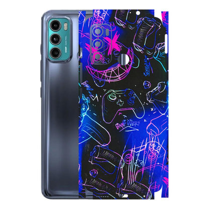 Motorola Phone Skins (All Models) - Gamers Paradise - 3D Embossed Finish (L-258) Motorola Moto G40 Fusion (5G)