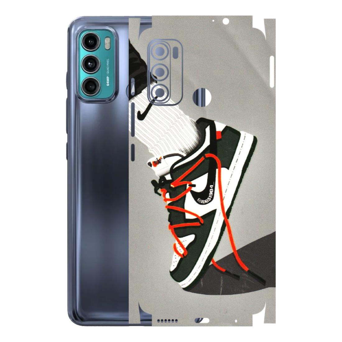Motorola Phone Skins (All Models) - New Grey Sneaker - 3D Embossed Finish (L-261) Motorola Moto G40 Fusion (5G)