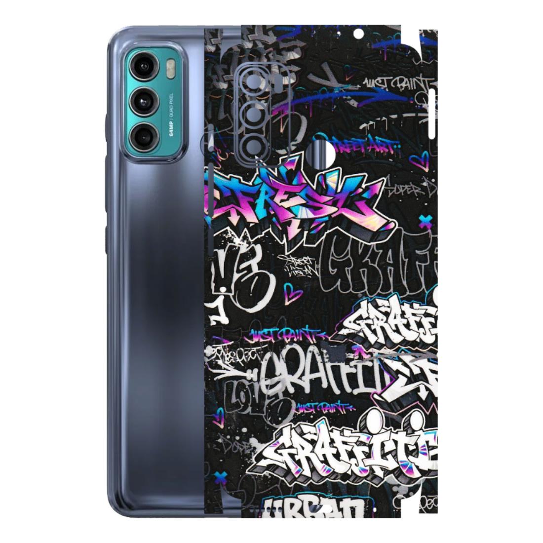 Motorola Phone Skins (All Models) - Graffiti Killer - 3D Embossed Finish (L-274) Motorola Moto G40 Fusion (5G)