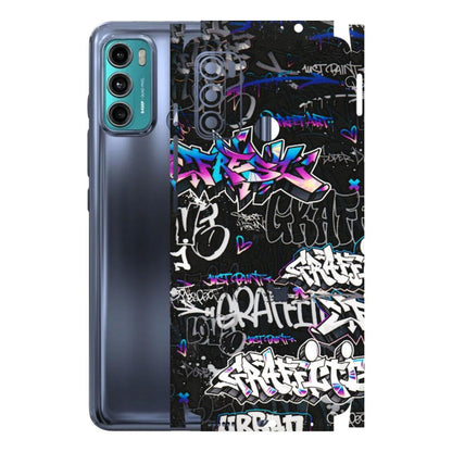 Motorola Phone Skins (All Models) - Graffiti Killer - 3D Embossed Finish (L-274) Motorola Moto G40 Fusion (5G)