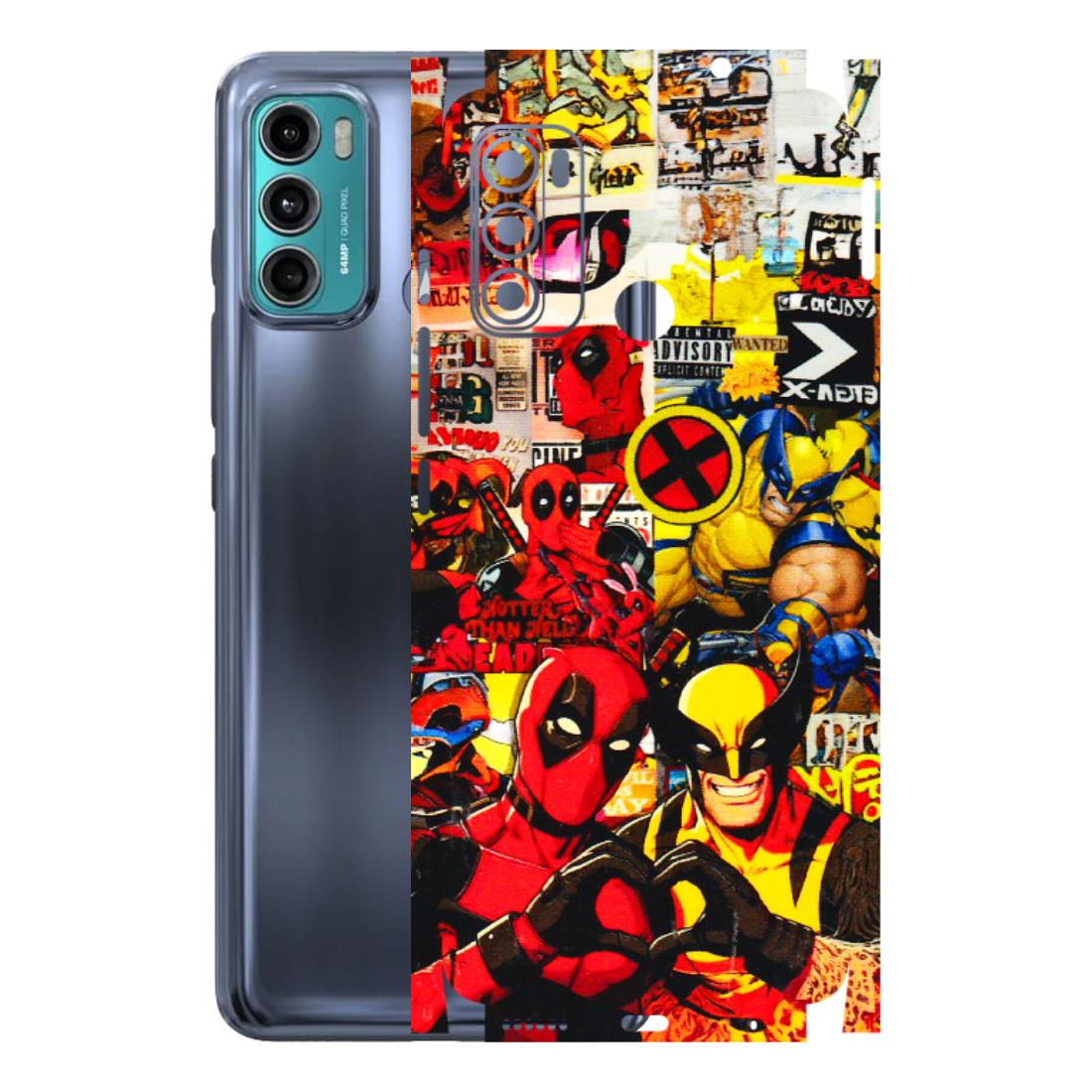 Motorola Phone Skins (All Models) - Spidy Wolverine - 3D Embossed Finish (L-310) Motorola Moto G40 Fusion (5G)