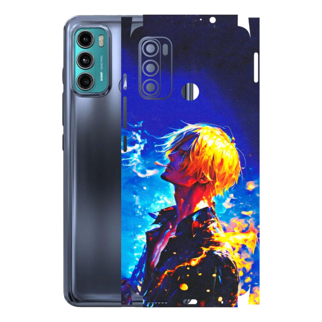 Motorola Phone Skins (All Models) - Sanji Vinsmoke One Piece - 3D Embossed Finish (L-319) Motorola Moto G40 Fusion (5G)