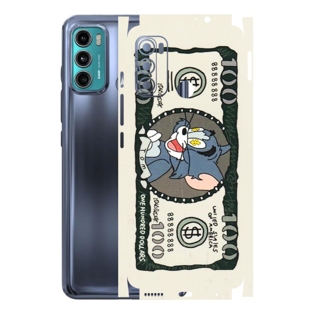 Motorola Phone Skins (All Models) - Tom Hundred Dollar - 3D Embossed Finish (L-324) Motorola Moto G40 Fusion (5G)