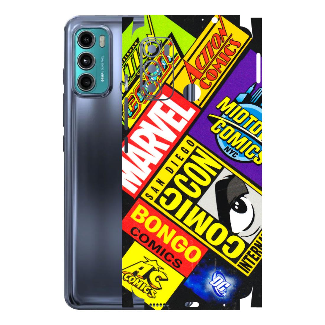 Motorola Phone Skins (All Models) - Bongo Comic Con - 3D Embossed Finish (L-325) Motorola Moto G40 Fusion (5G)