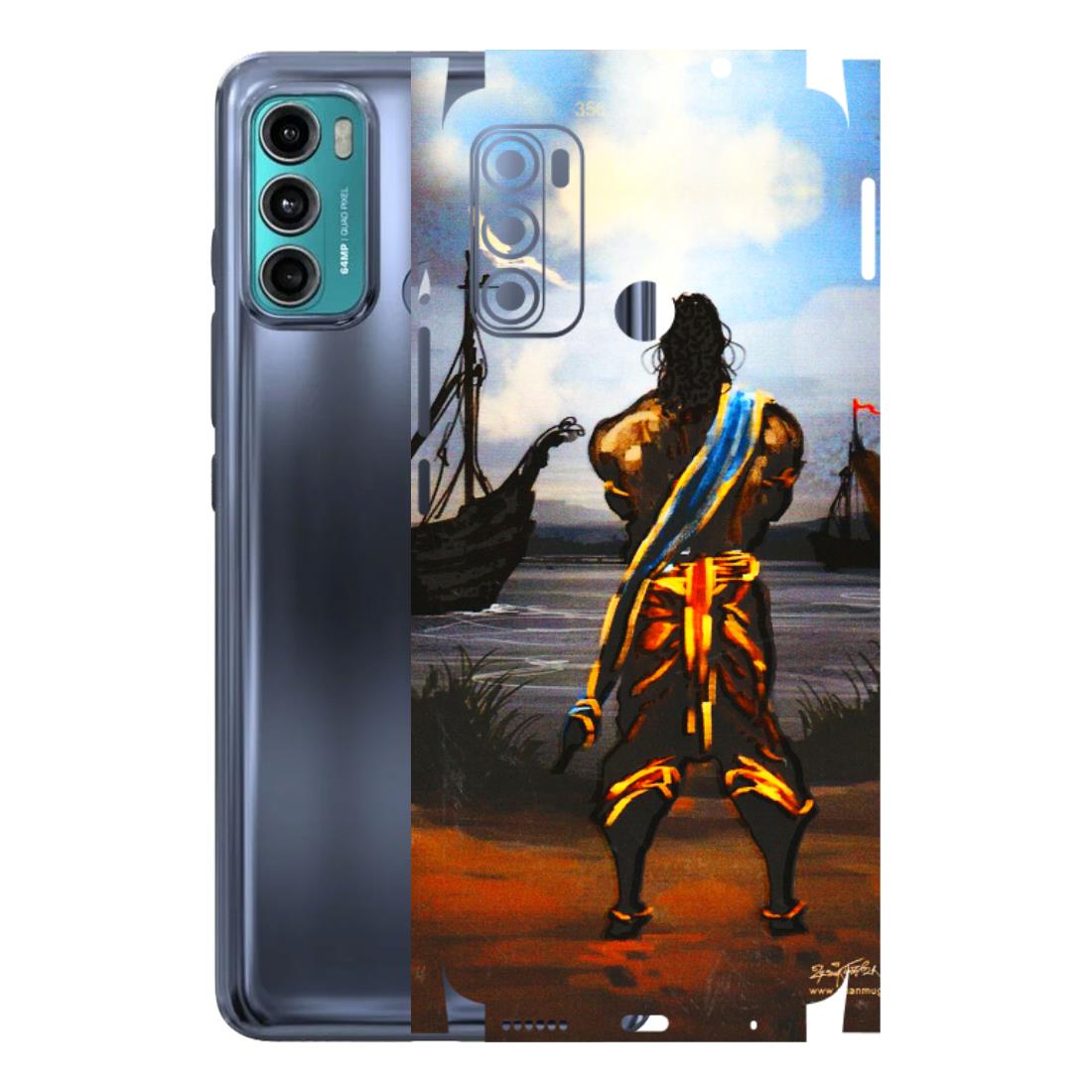 Motorola Phone Skins (All Models) - Heavenly God Figure - 3D Embossed Finish (L-34) Motorola Moto G40 Fusion (5G)