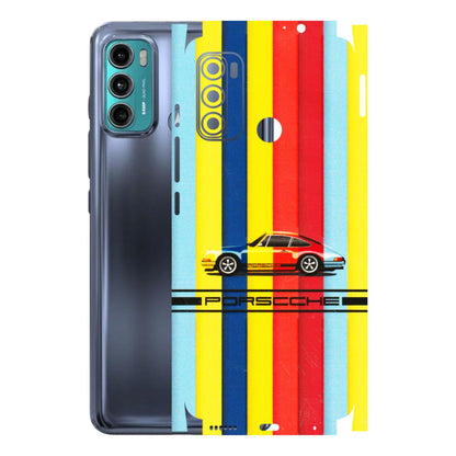 Motorola Phone Skins (All Models) - Multicolour Porche - 3D Embossed Finish (L-39) Motorola Moto G40 Fusion (5G)
