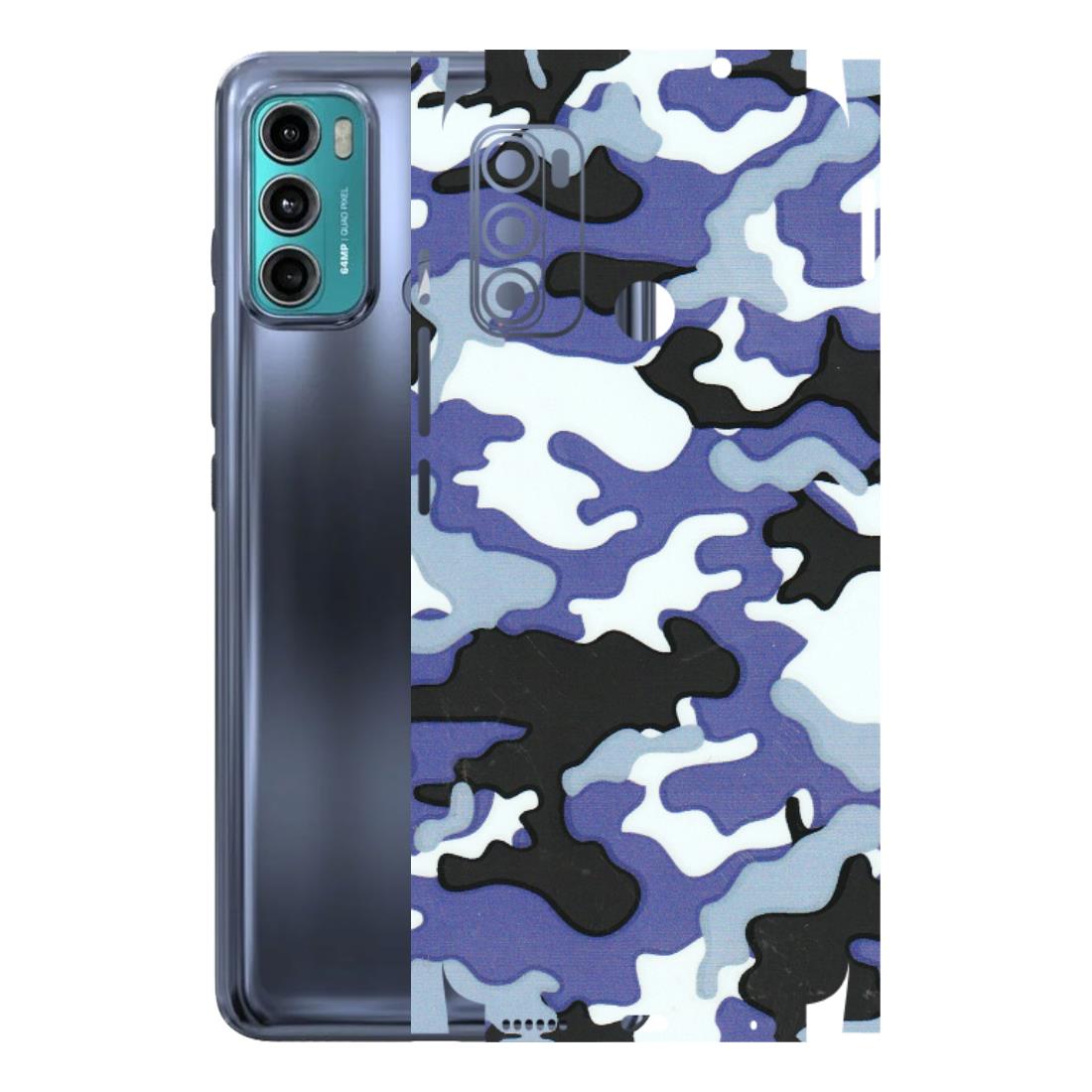 Motorola Phone Skins (All Models) - Powerfull Military Camoflauge - 3D Embossed Finish (L-49) Motorola Moto G40 Fusion (5G)