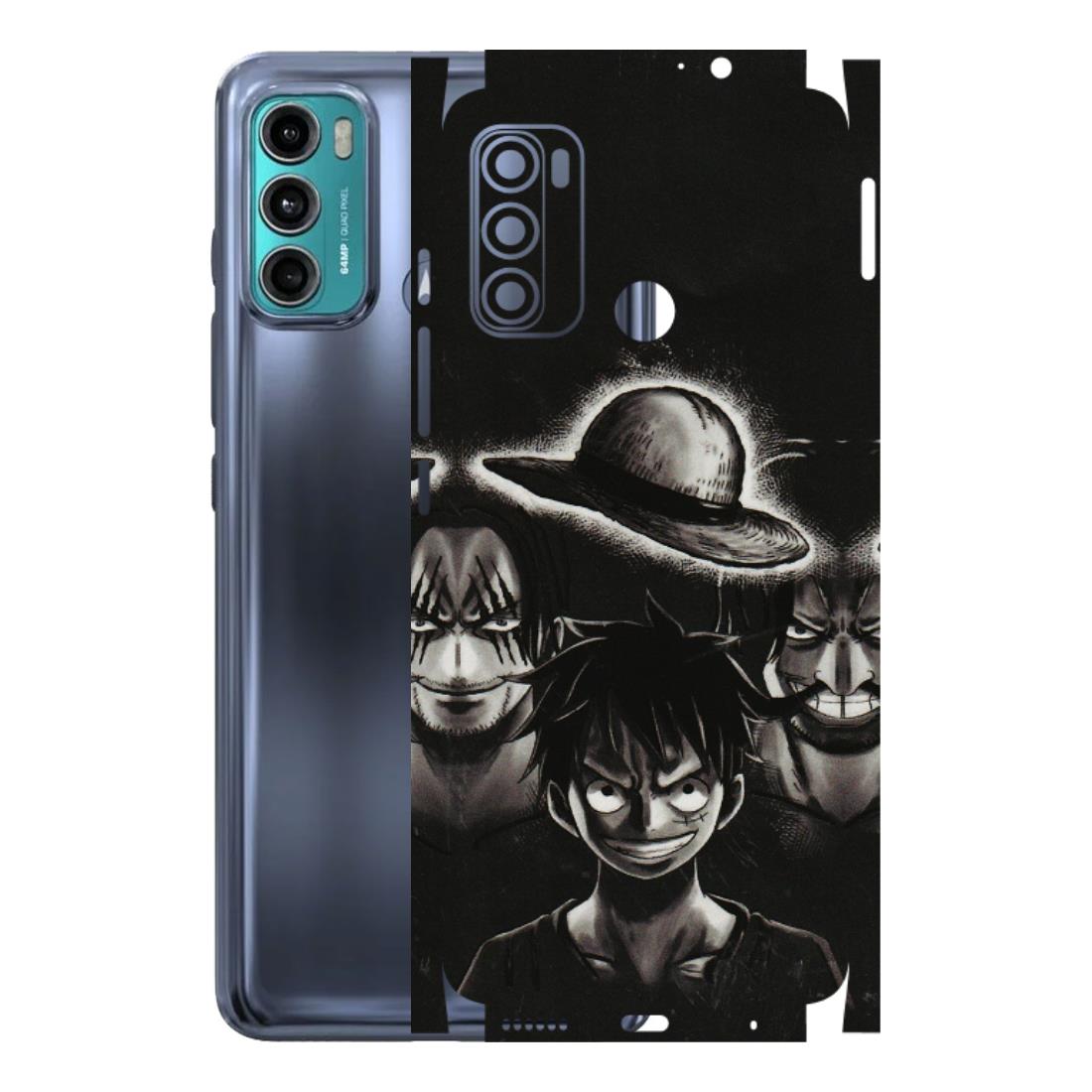 Motorola Phone Skins (All Models) - Black Luffy Hat - 3D Embossed Finish (L-57) Motorola Moto G40 Fusion (5G)