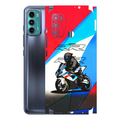 Motorola Phone Skins (All Models) - Bikers Love - 3D Embossed Finish (L-58) Motorola Moto G40 Fusion (5G)