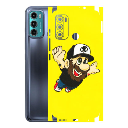 Motorola Phone Skins (All Models) - Flying Beardo - 3D Embossed Finish (L-60) Motorola Moto G40 Fusion (5G)