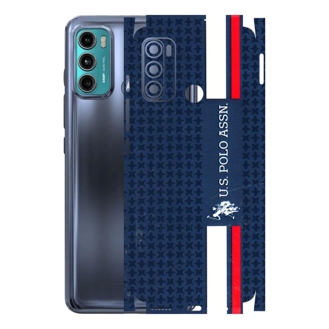 Motorola Phone Skins (All Models) - US POLO Designer Brand - 3D Embossed Finish (L-65) Motorola Moto G40 Fusion (5G)