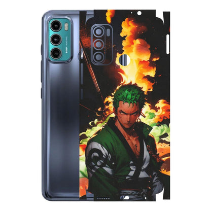 Motorola Phone Skins (All Models) - Roronoa Zoro - Matte Finish (M-102) Motorola Moto G40 Fusion (5G)