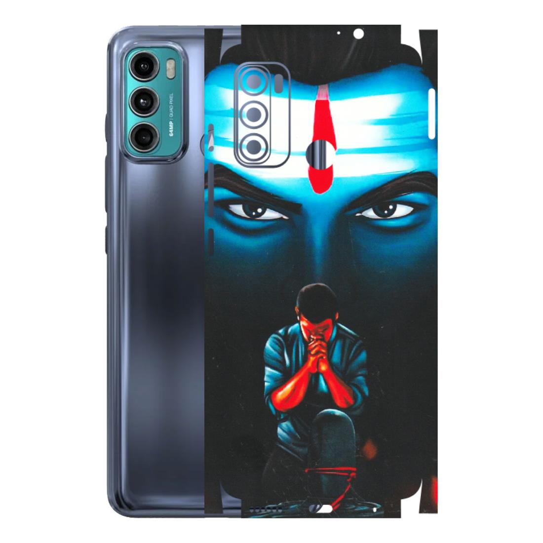 Motorola Phone Skins (All Models) - Mahakal Bhakt - Matte Finish (M-112) Motorola Moto G40 Fusion (5G)