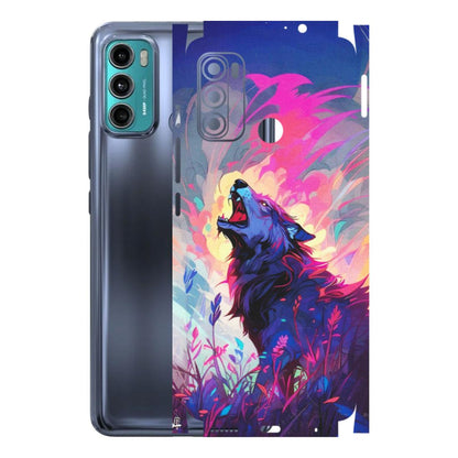 Motorola Phone Skins (All Models) - New Wild Wolf Abstract - Matte Finish (M-125) Motorola Moto G40 Fusion (5G)