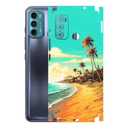 Motorola Phone Skins (All Models) - Miami Beach - Matte Finish (M-136) Motorola Moto G40 Fusion (5G)