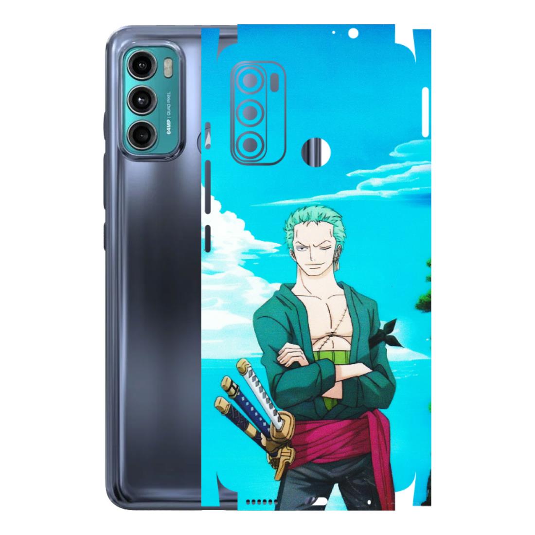 Motorola Phone Skins (All Models) - Cool Swordman Zoro Anime - Matte Finish (M-143) Motorola Moto G40 Fusion (5G)
