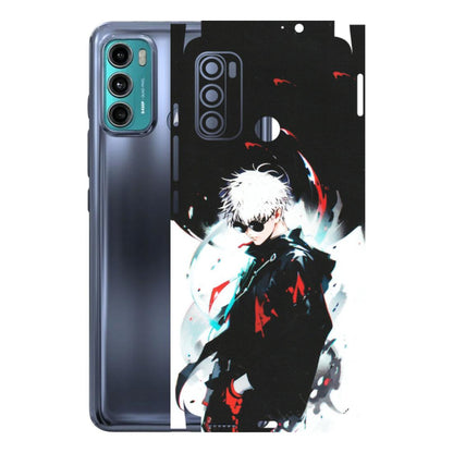 Motorola Phone Skins (All Models) - Gojo Powerful Charater Kaisen Anime - Matte Finish (M-144) Motorola Moto G40 Fusion (5G)