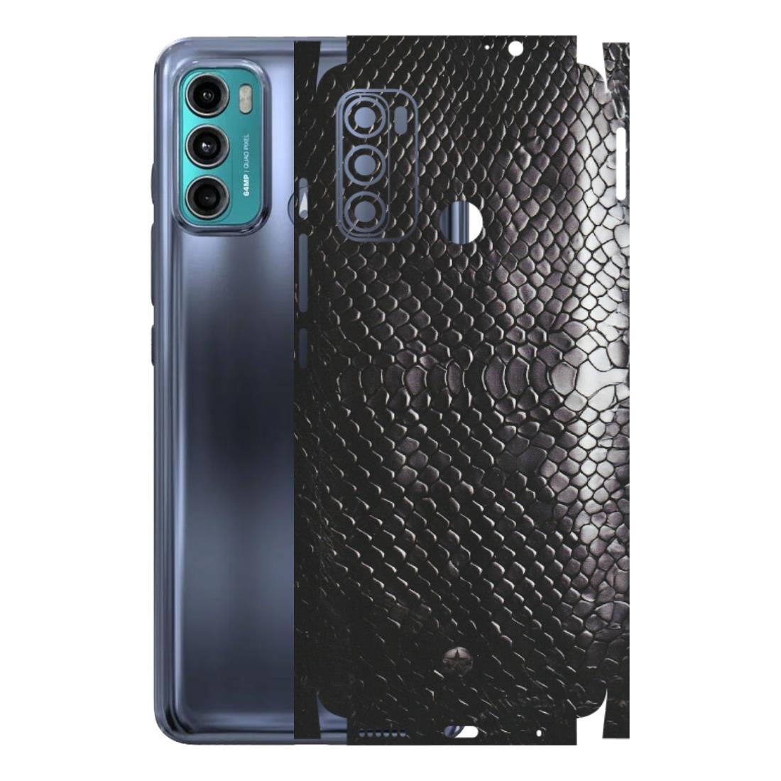 Motorola Phone Skins (All Models) - Black Snack Leather - Matte Finish (M-147) Motorola Moto G40 Fusion (5G)