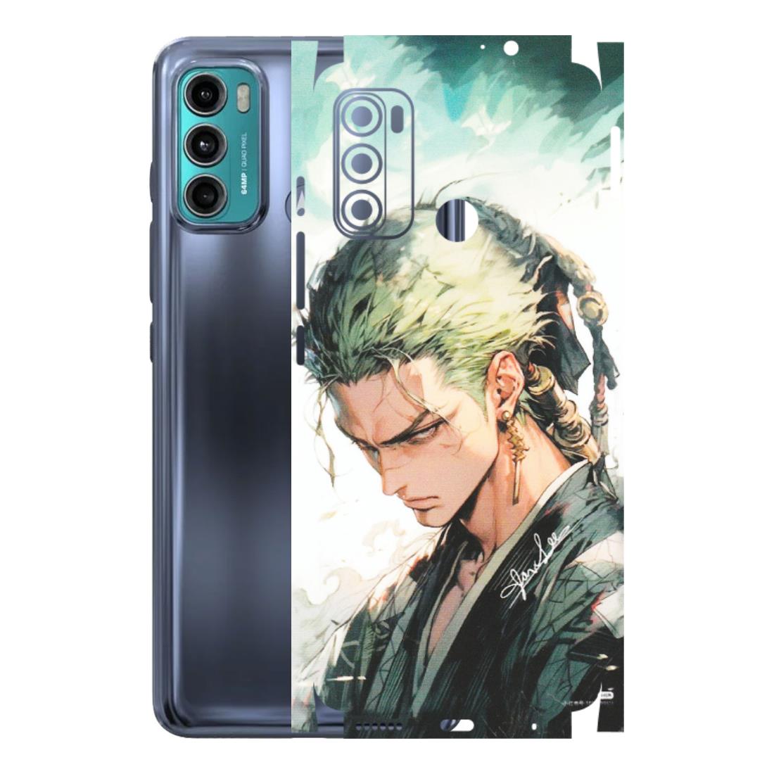Motorola Phone Skins (All Models) - Pirate Hunter One Piece Anime - Matte Finish (M-157) Motorola Moto G40 Fusion (5G)