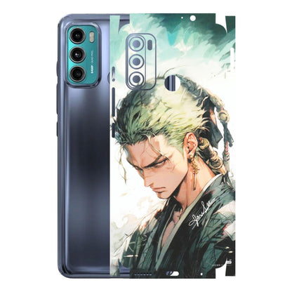 Motorola Phone Skins (All Models) - Pirate Hunter One Piece Anime - Matte Finish (M-157) Motorola Moto G40 Fusion (5G)
