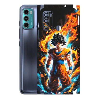 Motorola Phone Skins (All Models) - Goku Transformation Anime - Matte Finish (M-159) Motorola Moto G40 Fusion (5G)