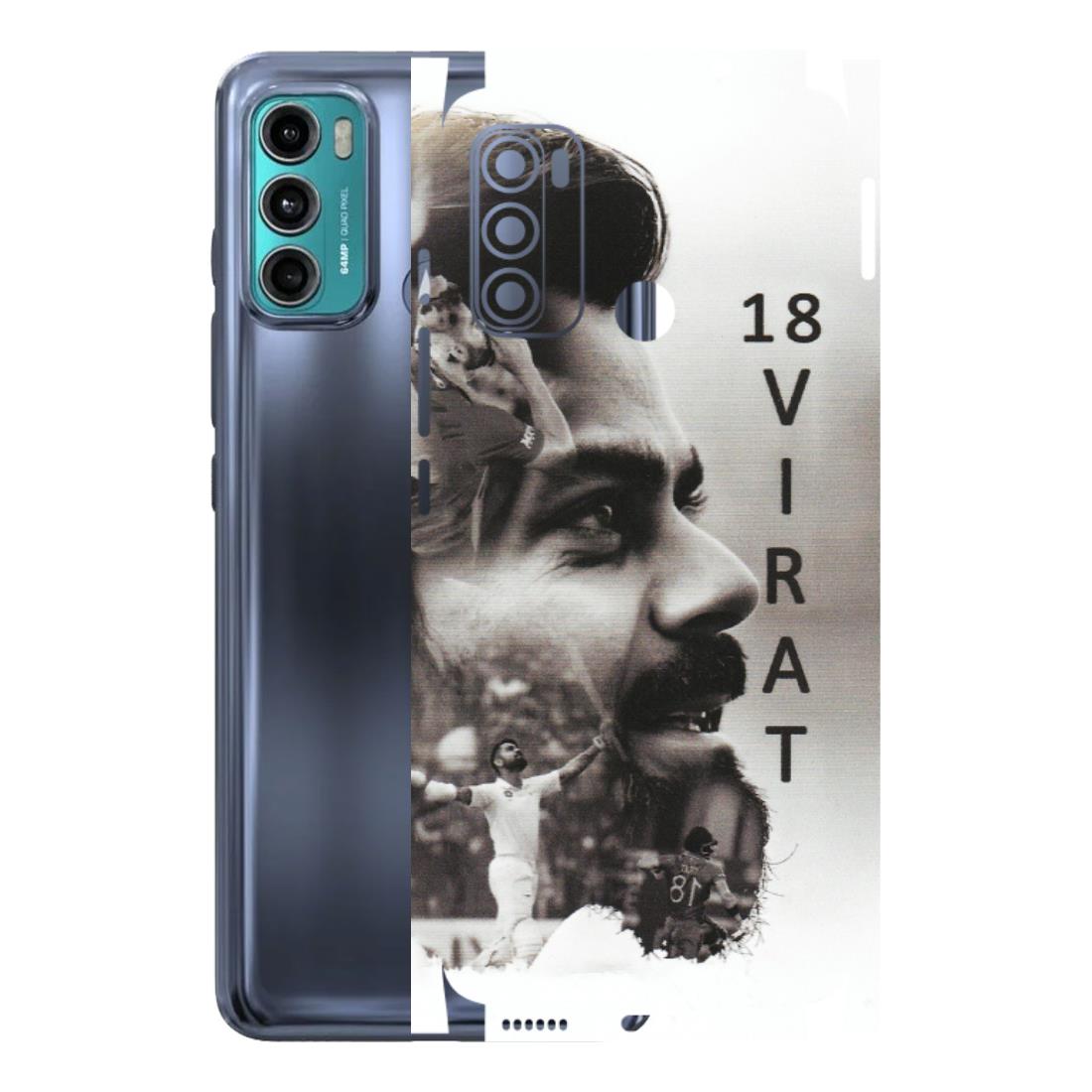 Motorola Phone Skins (All Models) - Virat Kohli Cricketer - Matte Finish (M-163) Motorola Moto G40 Fusion (5G)