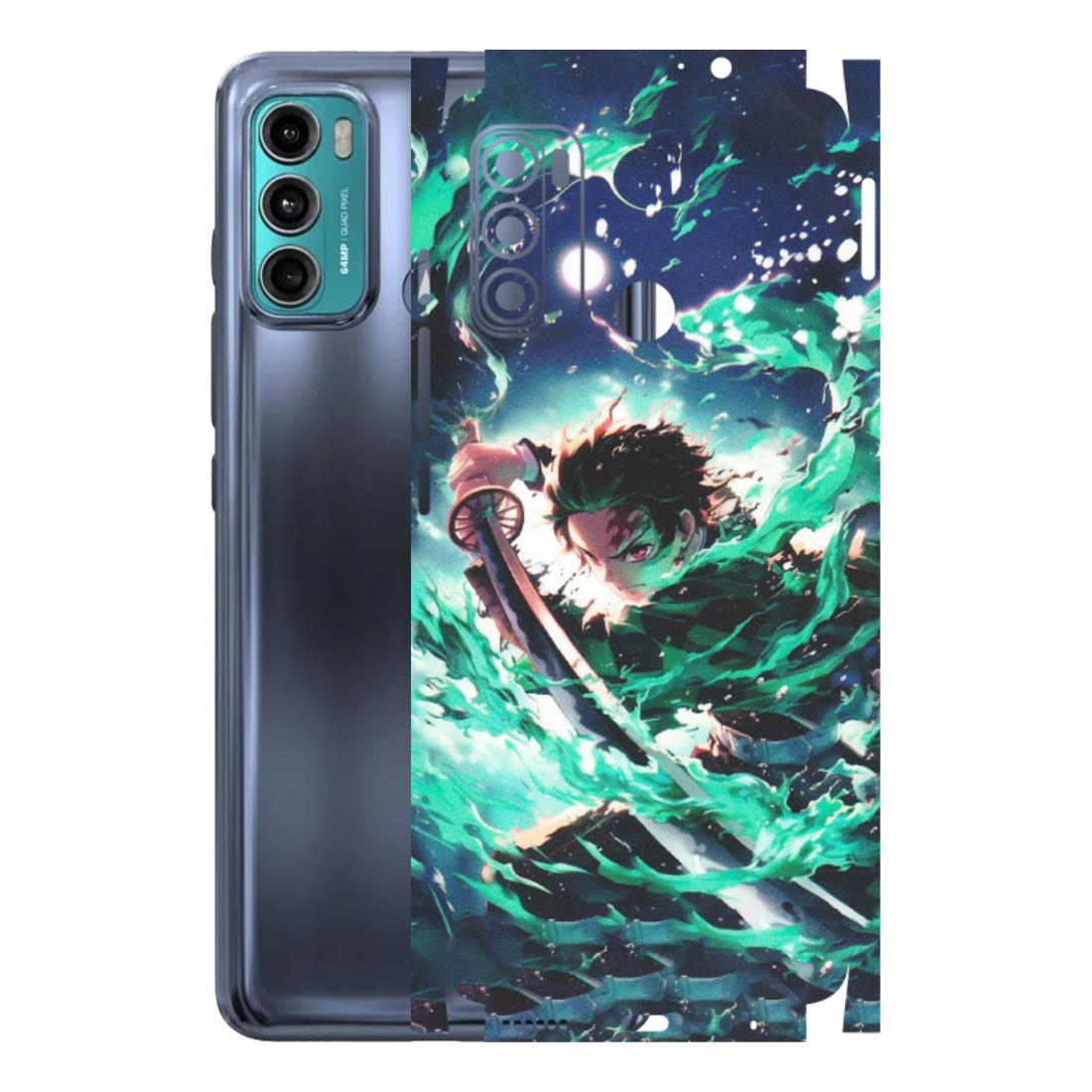 Motorola Phone Skins (All Models) - Sword Fighter Anime - Matte Finish (M-29) Motorola Moto G40 Fusion (5G)