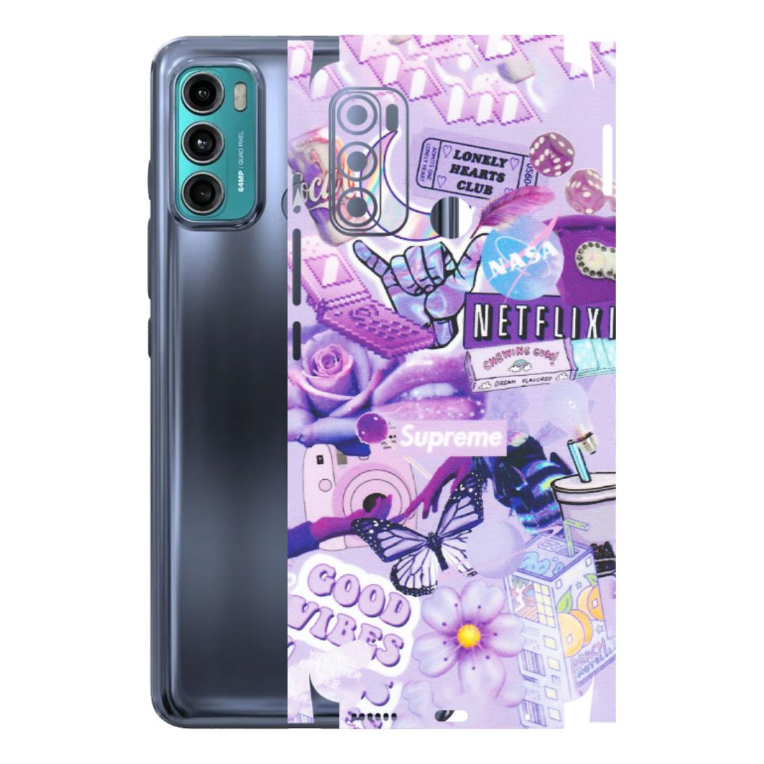 Motorola Phone Skins (All Models) - Supreme Purple Magic - Matte Finish (M-88) Motorola Moto G40 Fusion (5G)