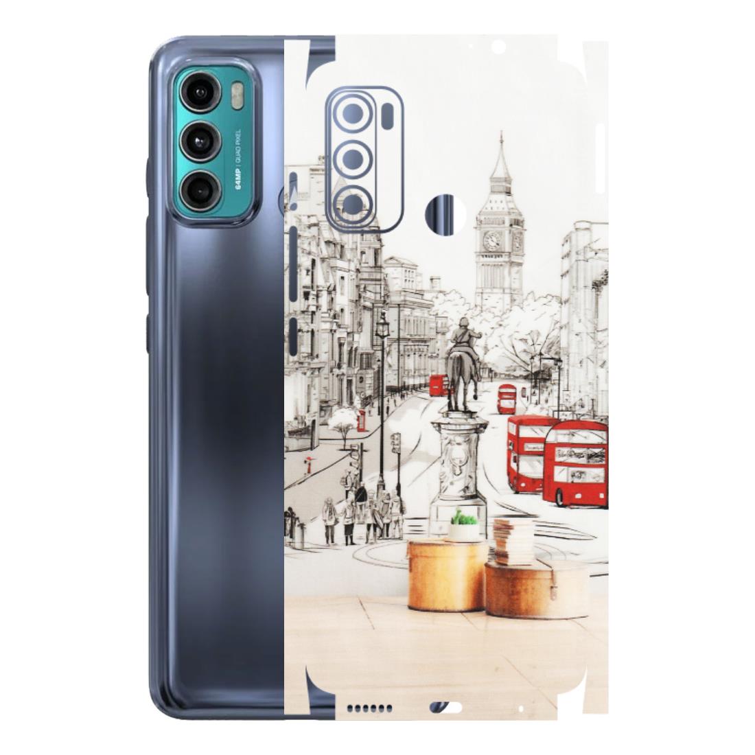 Motorola Phone Skins (All Models) - London Street - Transparent Finish (T-02) Motorola Moto G40 Fusion (5G)