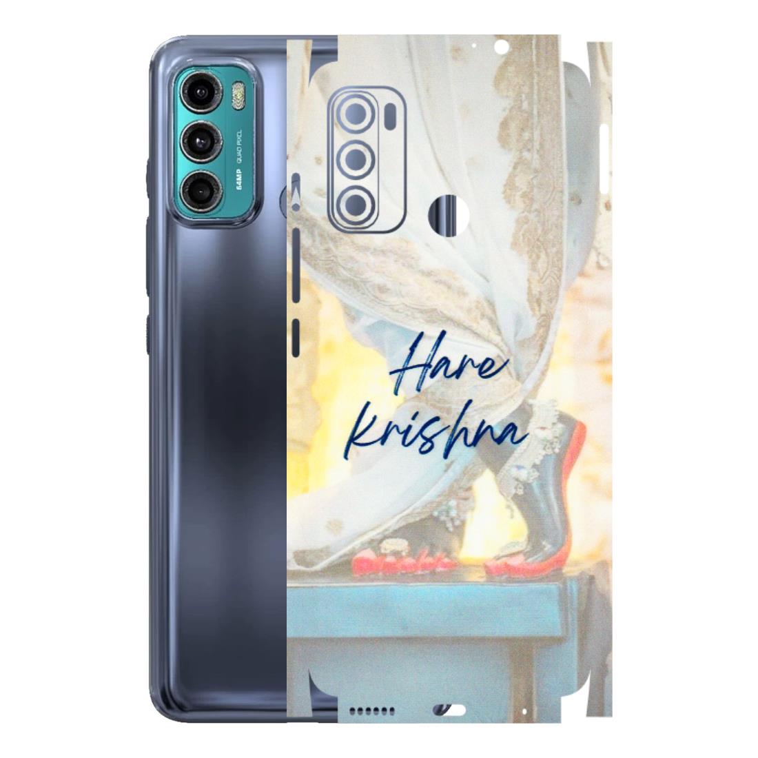 Motorola Phone Skins (All Models) - Hare Krishna - 3D Embossed Finish (L-03) Motorola Moto G40