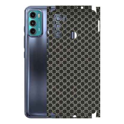 Motorola Phone Skins (All Models) - Black G Print - 3D Embossed Finish (L-109) Motorola Moto G40