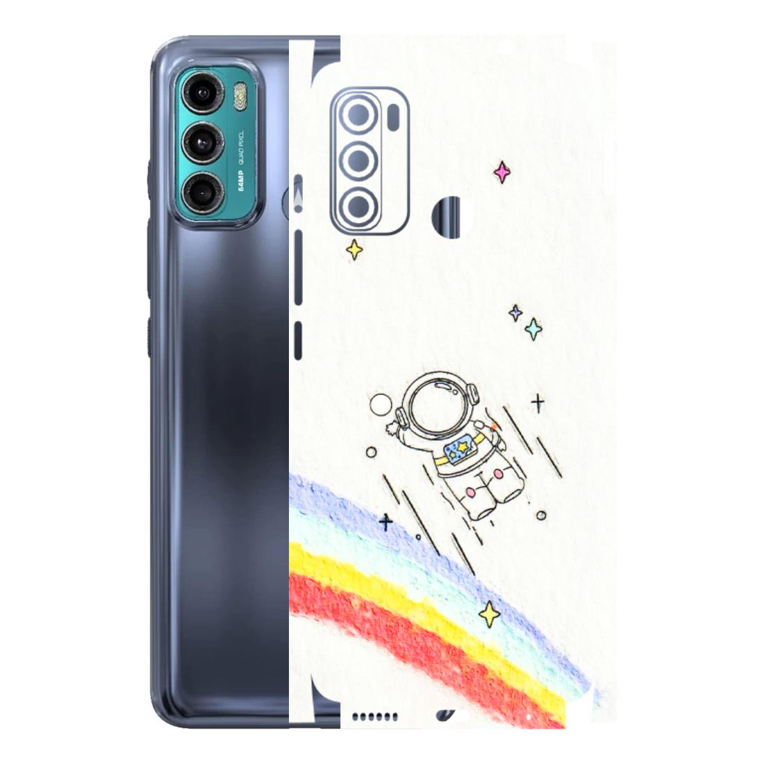 Motorola Phone Skins (All Models) - Milkyway Astronaut - 3D Embossed Finish (L-110) Motorola Moto G40