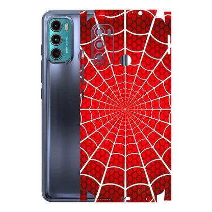 Motorola Phone Skins (All Models) - Classic Spidey Web - 3D Embossed Finish (L-115) Motorola Moto G40