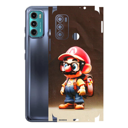 Motorola Phone Skins (All Models) - Little Mario - 3D Embossed Finish (L-119) Motorola Moto G40
