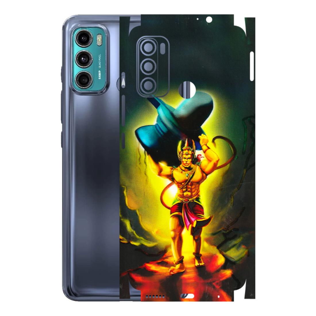 Motorola Phone Skins (All Models) - Hanuman Ji - 3D Embossed Finish (L-128) Motorola Moto G40