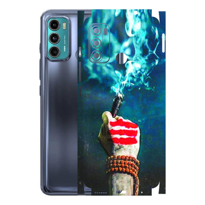 Motorola Phone Skins (All Models) - Mahadev Bhakt - 3D Embossed Finish (L-146) Motorola Moto G40